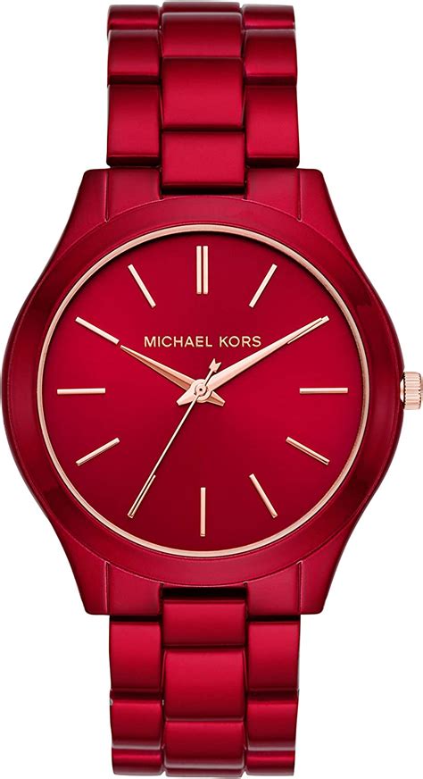 michael kors watches for men red|mk3895.